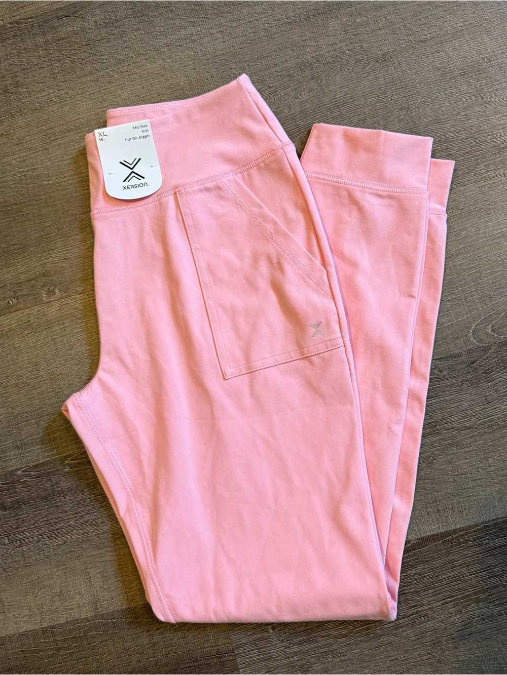 Xersion Light Pink Kids Mid Rise Knit Pull-on Jogger